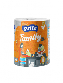 Полотенца бумажные GRITE Family XL